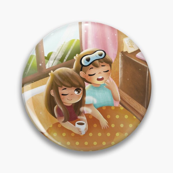 Item preview, Cute Couple in the Morning designed and sold by michelleangelap.