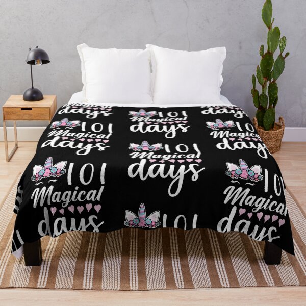 Item preview, 101 Magical Days Cute Unicorn Kids designed and sold by Scratches Tees.