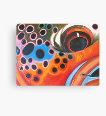 "Brookie" Trout Painting Metal Print