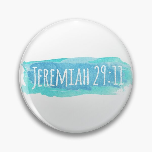 Item preview, Jeremiah 29:11 Watercolor Stroke Blue designed and sold by amazingjoy.