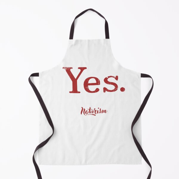 Item preview, Yes. Naturism Naturist Nudist Lifestyle Slogan Design designed and sold by NaturistGifts.