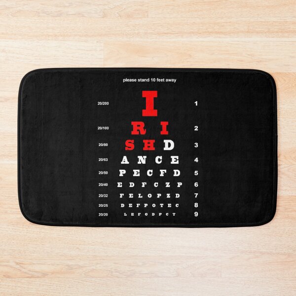 Item preview, EYE TEST CHART - IRISH DANCE designed and sold by KoolDsignsDANCE.