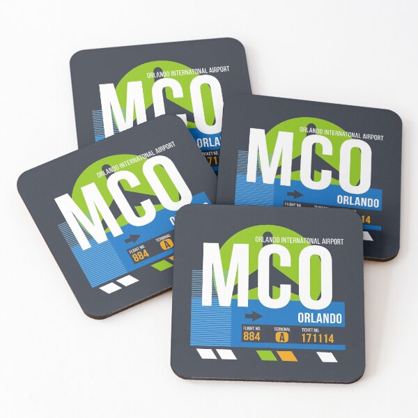 Item preview, Orlando, Florida (MCO) Airport Code Baggage Tag designed and sold by SLAG-Creative.