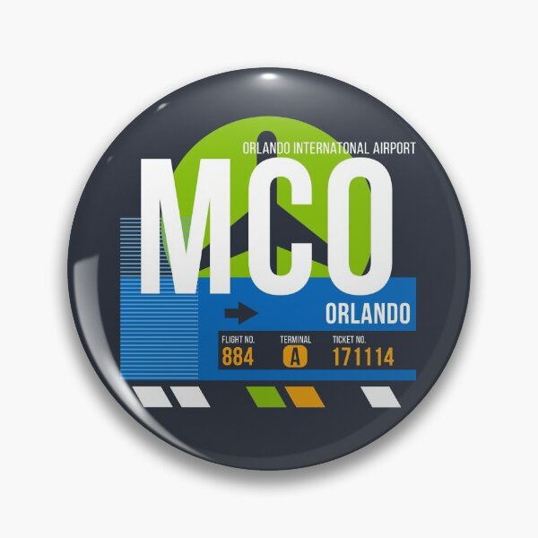 Item preview, Orlando, Florida (MCO) Airport Code Baggage Tag designed and sold by SLAG-Creative.