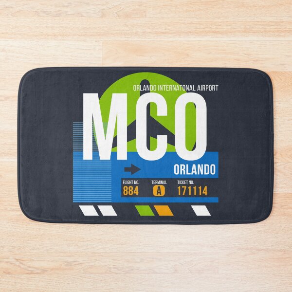 Item preview, Orlando, Florida (MCO) Airport Code Baggage Tag designed and sold by SLAG-Creative.