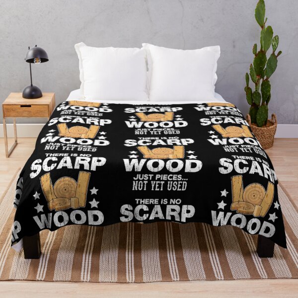 Item preview, Scrap Wood Funny Woodworker Joke designed and sold by Scratches Tees.