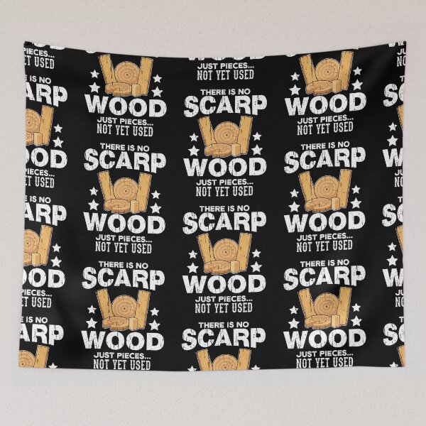 Item preview, Scrap Wood Funny Woodworker Joke designed and sold by Scratches Tees.