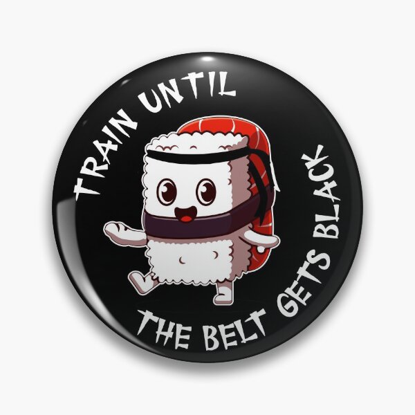 Item preview, Kawaii Karate Sushi Nigiri Train Until The Belt Turns Black designed and sold by theshirtinator.