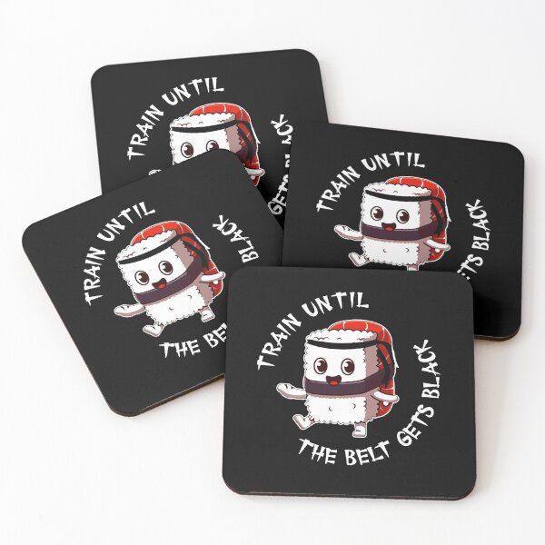 Item preview, Kawaii Karate Sushi Nigiri Train Until The Belt Turns Black designed and sold by theshirtinator.