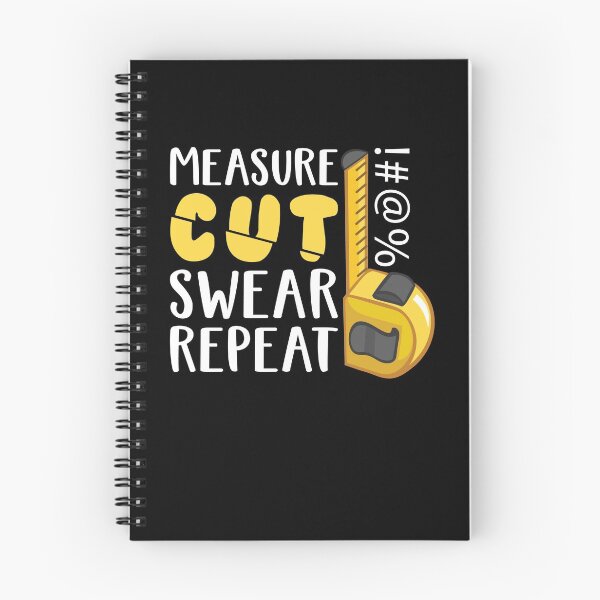 Item preview, Measure Cut Swear Funny Woodworking designed and sold by Scratches Tees.