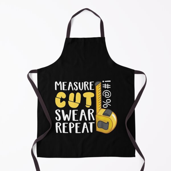 Item preview, Measure Cut Swear Funny Woodworking designed and sold by Scratches Tees.