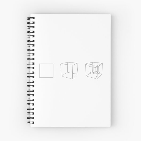 Item preview, Square, Cube, Hypercube (Light Grey) designed and sold by GalacticEmpire.