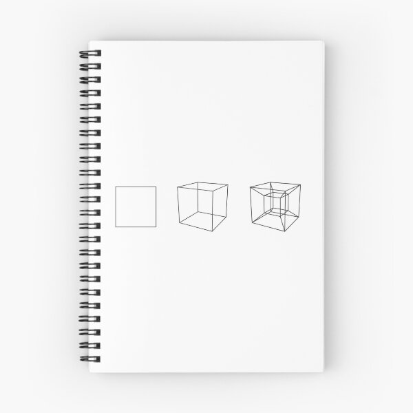 Item preview, Square, Cube, Hypercube (Dark Grey) designed and sold by GalacticEmpire.