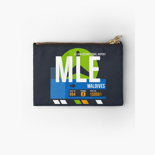 Item preview, Maldives (MLE) Airport Code Baggage Tag designed and sold by SLAG-Creative.