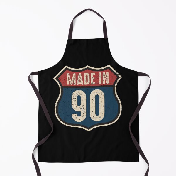 Item preview, Vintage 1990 Trucker Birthday 32 Years Old Interstate Shield designed and sold by MintaApparel.