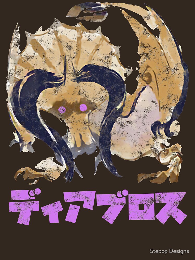 Diablos Kanji Icon Monster Hunter Rise Game Unisex T-Shirt - Teeruto