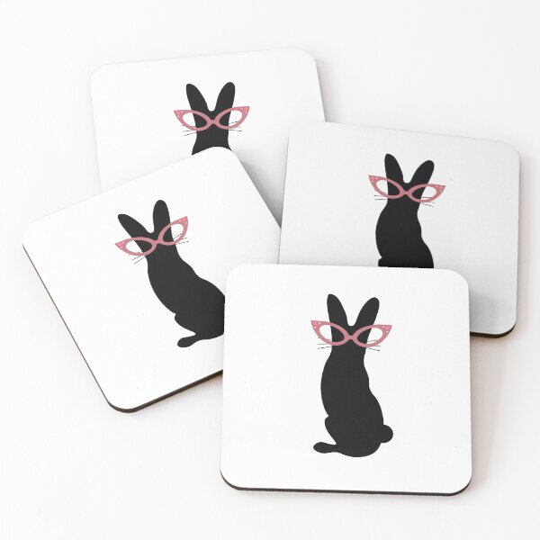 Item preview, Bunny with Glasses designed and sold by Labradoodlesetc.