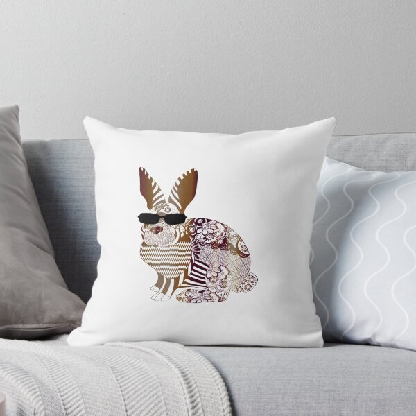 Item preview, Bunny with Glasses designed and sold by Labradoodlesetc.