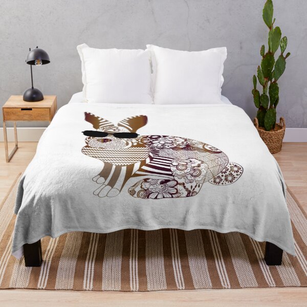 Item preview, Bunny with Glasses designed and sold by Labradoodlesetc.