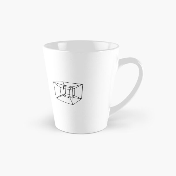 Item preview, Square, Cube, Hypercube (Black) designed and sold by GalacticEmpire.