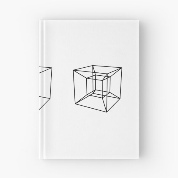 Item preview, Square, Cube, Hypercube (Black) designed and sold by GalacticEmpire.