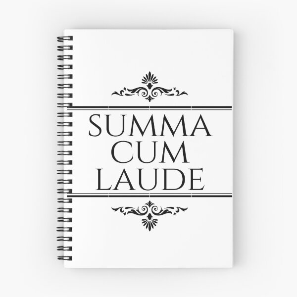 Item preview, Summa Cum Laude With The Greatest Praise Stacked Black designed and sold by ElementJourney.