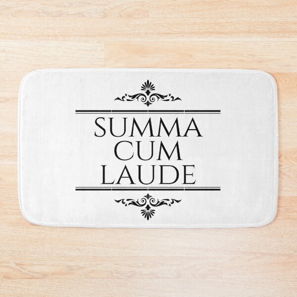 Item preview, Summa Cum Laude With The Greatest Praise Stacked Black designed and sold by ElementJourney.