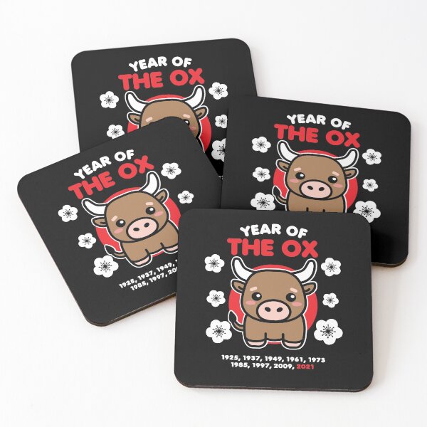 Item preview, Year of the Ox 2021 Cute Kawaii Chinese New Year Animal designed and sold by DetourShirts.