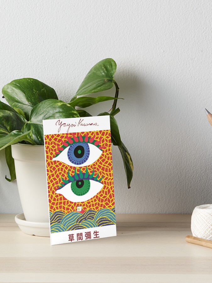 Eyes Yayoi Kusama Art Board Print By Thomashoover7 Redbubble