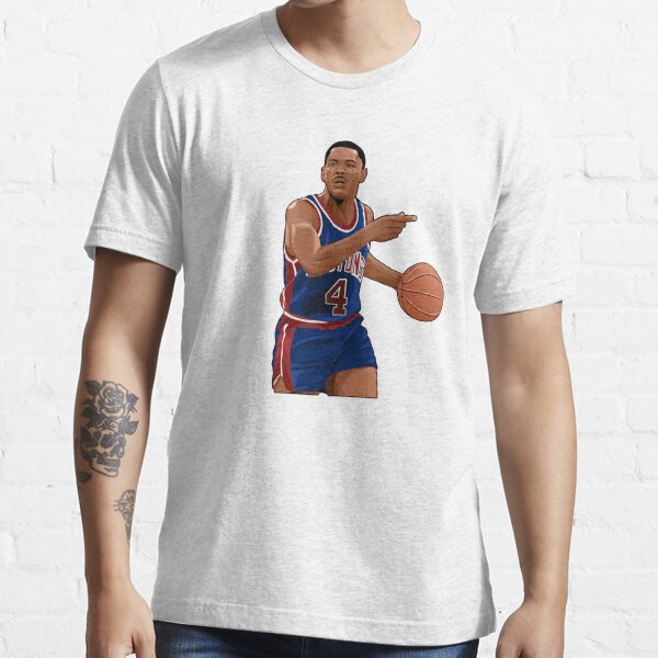 Vintage Detroit Pistons Joe Dumars 4 Basketball NBA XL T Shirt Tee