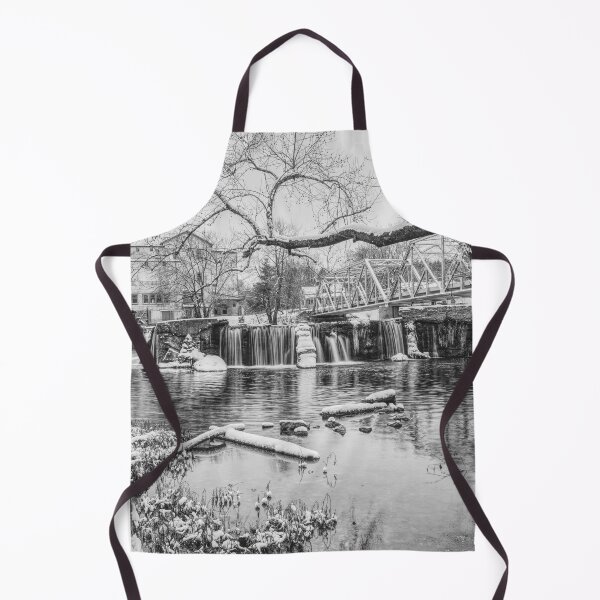 Item preview, Winter At Finley Dam Grayscale designed and sold by mljdwhite.