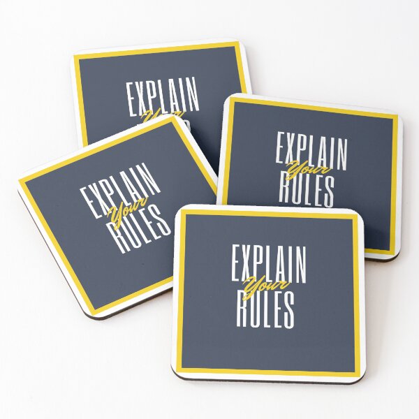 Item preview, explain your rules designed and sold by unclejab.