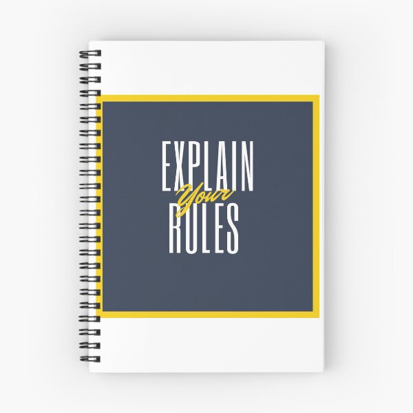 Item preview, explain your rules designed and sold by unclejab.