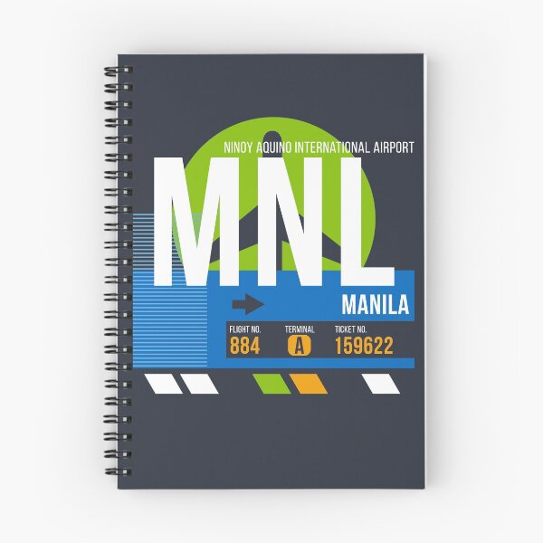Item preview, Manila, Philippines (MNL) Airport Code Baggage Tag designed and sold by SLAG-Creative.