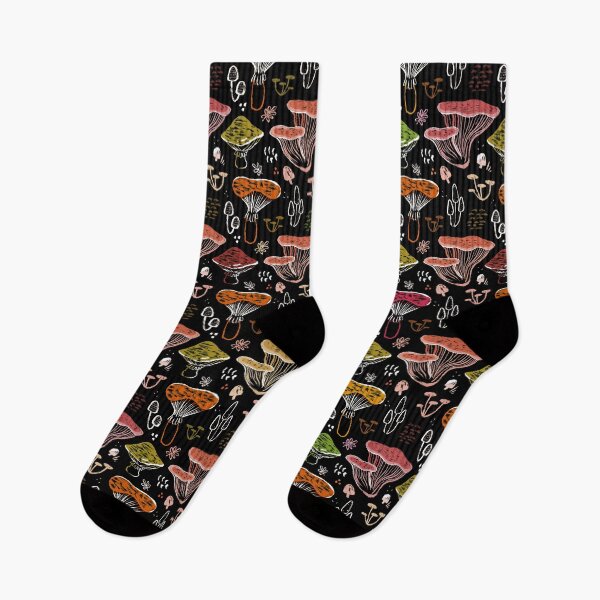 Item preview, Autumnal mushroom pattern designed and sold by beareen.