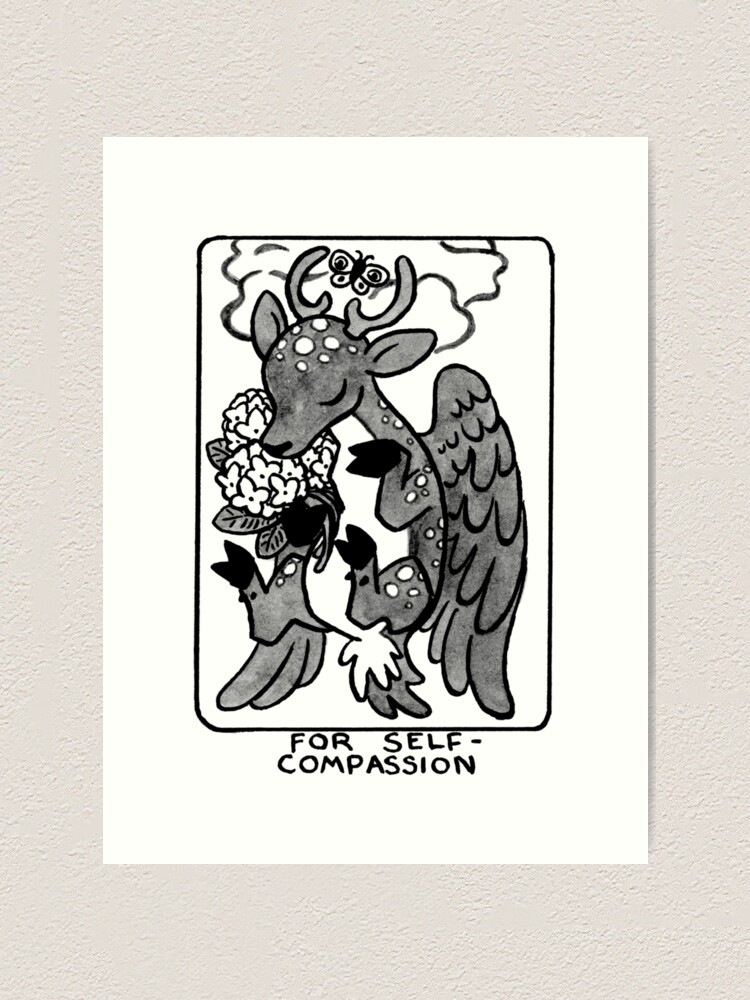 Alternate view of Sigil For Self-Compassion Art Print