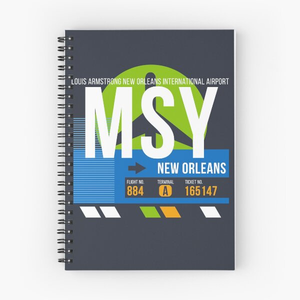 Item preview, New Orleans, Louisiana (MSY) Airport Code Baggage Tag designed and sold by SLAG-Creative.