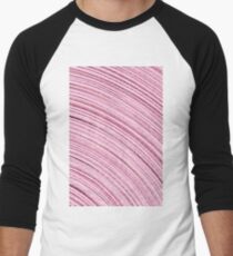 A Roll Of Pink Ribbon - Macro Men's Baseball ¾ T-Shirt