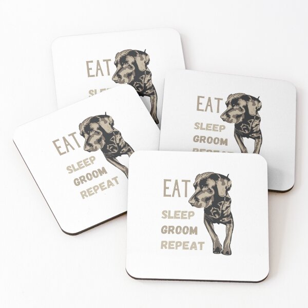Item preview, Eat Sleep Groom Repeat designed and sold by Labradoodlesetc.