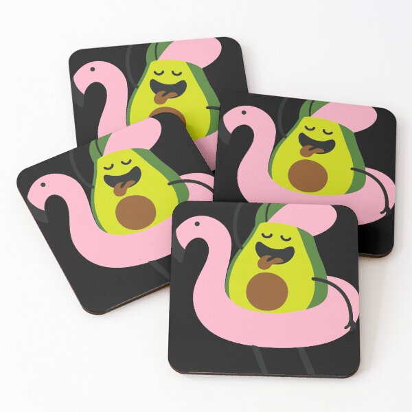 Item preview, Flamingo avocado design designed and sold by TAMBUGH.