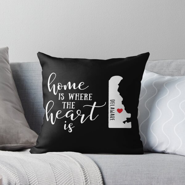 Item preview, Delaware, Home Is Where the Heart Is, Home State designed and sold by ladylaughprints.