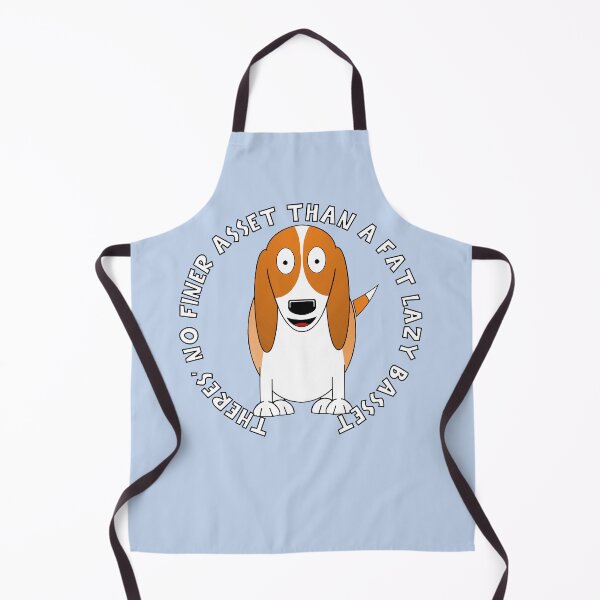 Item preview, There's No Finer Asset Than A Fat Lazy Basset designed and sold by Bugs-Boutique.