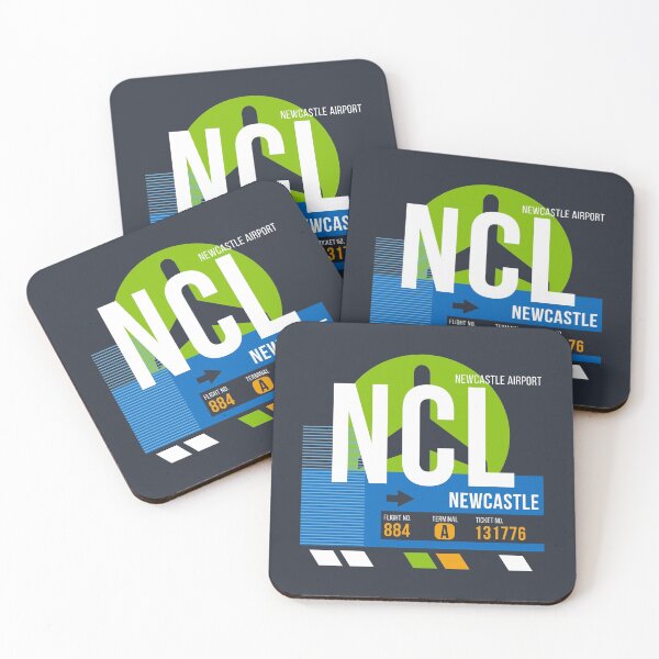 Item preview, Newcastle, England (NCL) Airport Code Baggage Tag designed and sold by SLAG-Creative.