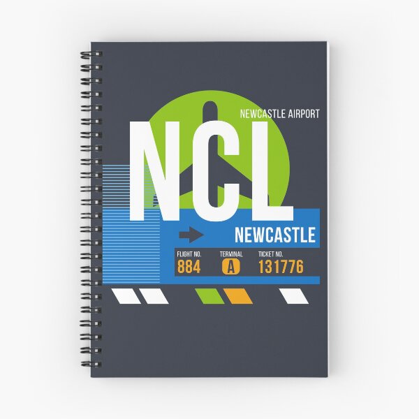 Item preview, Newcastle, England (NCL) Airport Code Baggage Tag designed and sold by SLAG-Creative.