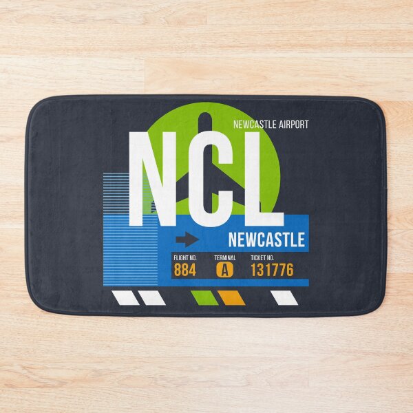 Item preview, Newcastle, England (NCL) Airport Code Baggage Tag designed and sold by SLAG-Creative.