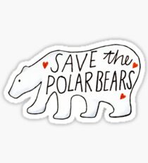 Save the Polar Bears Sticker