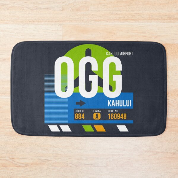 Item preview, Kahului Maui, Hawaii (OGG) Airport Code Baggage Tag designed and sold by SLAG-Creative.
