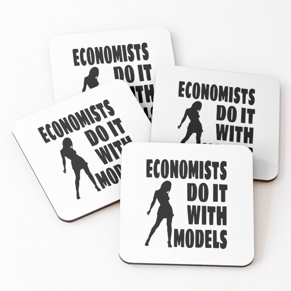 Item preview, Economists do it with models (light background) designed and sold by krinima.