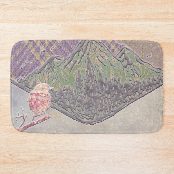 Artikelvorschau, Berglandschaft Mixed Media Collage entworfen und verkauft von squishyrainbow.