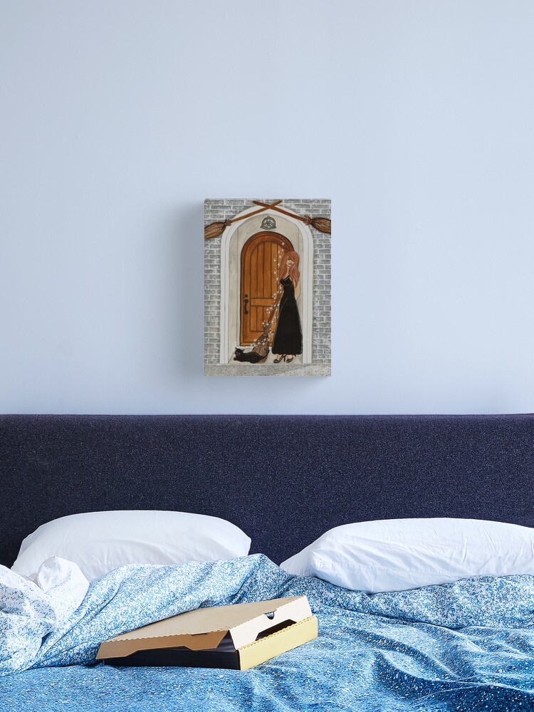 Thumbnail 2 of 3, Canvas Print, Out Of The Broom Closet designed and sold by CarolOchs.
